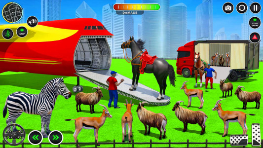 اسکرین شات برنامه Animals Transport Truck Games 8