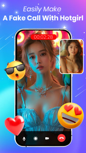 اسکرین شات 1 برنامه Viral Prank Video Call & Chat