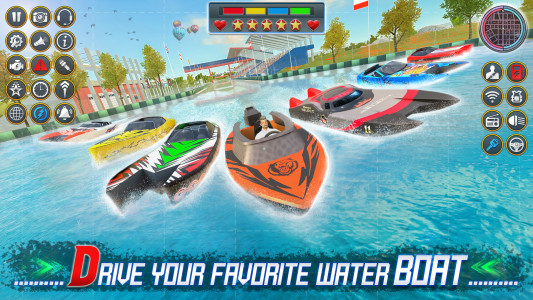 اسکرین شات بازی Speed Boat Racing: Boat games 8