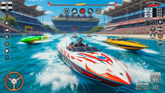 اسکرین شات 5 بازی Speed Boat Racing: Boat games