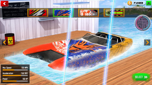 اسکرین شات بازی Speed Boat Racing: Boat games 7