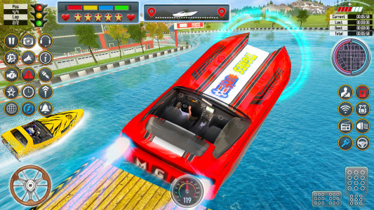 اسکرین شات بازی Speed Boat Racing: Boat games 5