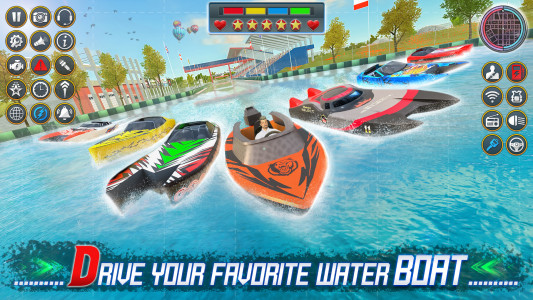 اسکرین شات 8 بازی Speed Boat Racing: Boat games