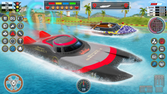 اسکرین شات بازی Speed Boat Racing: Boat games 3
