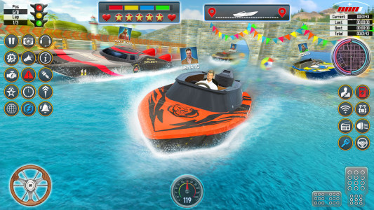 اسکرین شات بازی Speed Boat Racing: Boat games 2