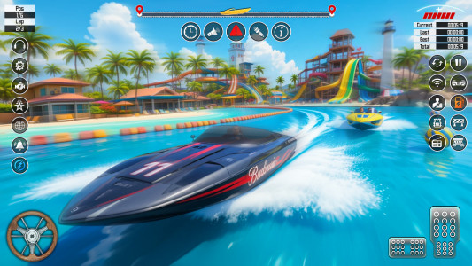اسکرین شات 6 بازی Speed Boat Racing: Boat games
