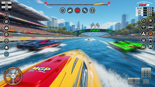 اسکرین شات 8 بازی Speed Boat Racing: Boat games