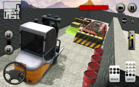 اسکرین شات بازی Forklift Adventure Maze Run 2019: 3D Maze Games 3