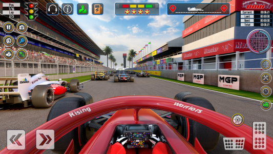 اسکرین شات 2 برنامه Real Formula Car Racing Games