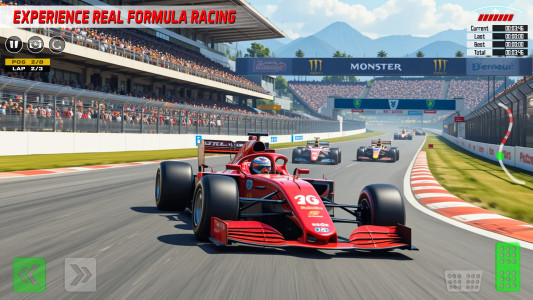 اسکرین شات 2 برنامه Real Formula Car Racing Games