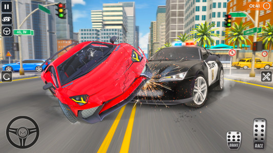 اسکرین شات بازی Police Car Game:Car Crash 3d 7