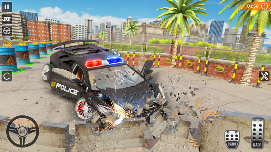 اسکرین شات بازی Police Car Game:Car Crash 3d 4