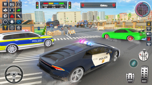 اسکرین شات بازی Police Car Games: Car Driving 1