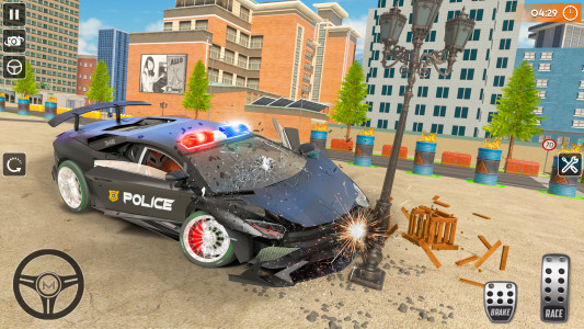 اسکرین شات بازی Police Car Game:Car Crash 3d 5