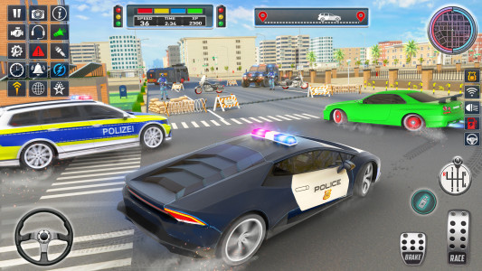اسکرین شات 2 بازی Police Car Games: Car Driving