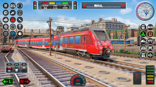 اسکرین شات بازی City Train Game 3d Train games 7