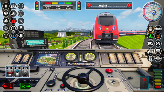 اسکرین شات 1 بازی City Train Game 3d Train games