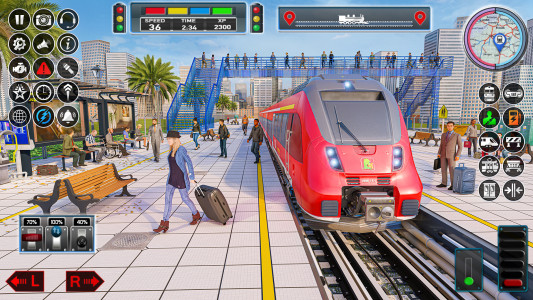 اسکرین شات بازی City Train Game 3d Train games 5