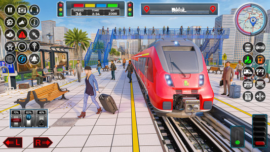 اسکرین شات 5 بازی City Train Game 3d Train games