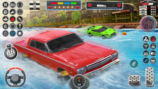 اسکرین شات بازی Water Car Racing 3d: Car Games 7