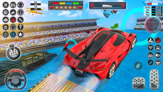 اسکرین شات بازی Water Car Racing 3d: Car Games 8