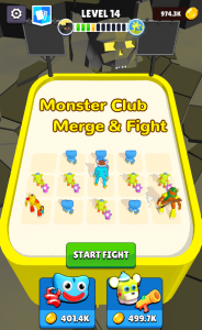 اسکرین شات بازی Monster Club: Merge & Fight 1