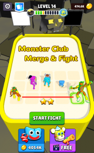 اسکرین شات بازی Monster Club: Merge & Fight 2