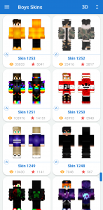 اسکرین شات برنامه Boys Skins for Minecraft PE 1