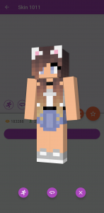 اسکرین شات برنامه Girls Skins for Minecraft PE 8