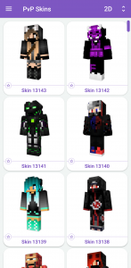 اسکرین شات برنامه PvP Skins for Minecraft PE 2