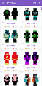 اسکرین شات برنامه PvP Skins for Minecraft PE 4