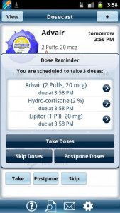 اسکرین شات برنامه Dosecast - Pill Reminder & Medication Tracker App 2