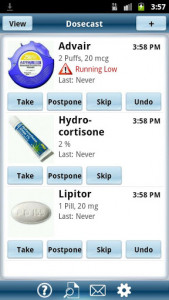 اسکرین شات برنامه Dosecast - Pill Reminder & Medication Tracker App 1