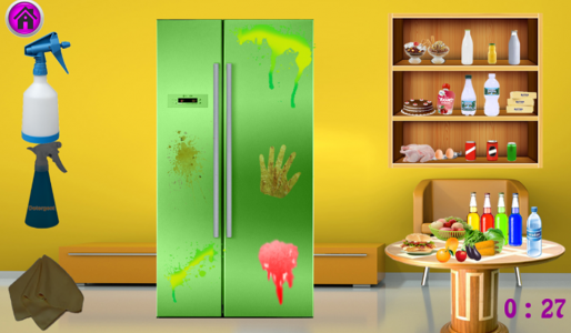 اسکرین شات بازی Freezer Cleaning Game for Girl 1