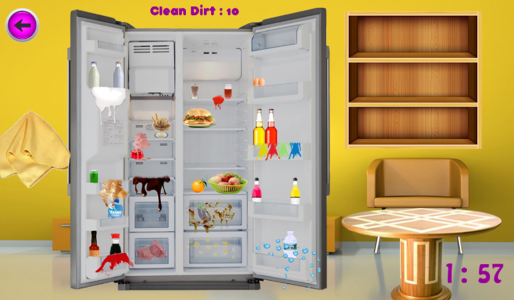 اسکرین شات بازی Freezer Cleaning Game for Girl 2