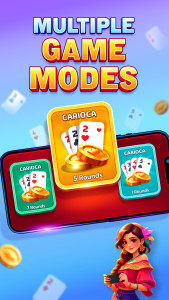 اسکرین شات 2 بازی Cards CLUB (With CARIOCA game)