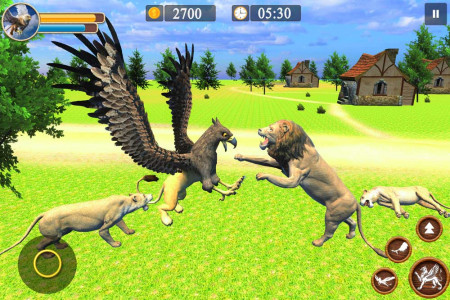 اسکرین شات بازی Griffin Simulator: Eagle Game 2