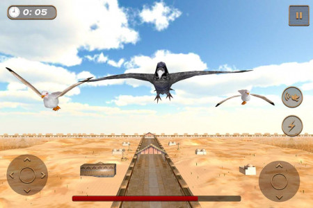 اسکرین شات 4 بازی Bird Race Game 3D: Eagle Games
