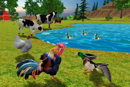 اسکرین شات 5 بازی Rooster Simulator - Chick Life