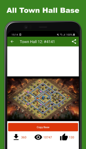 اسکرین شات 4 برنامه Maps of Clash of Clans 2025