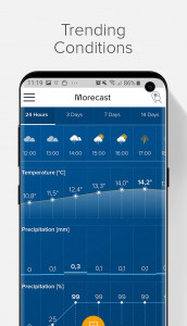 اسکرین شات برنامه Weather & Radar - Morecast 4