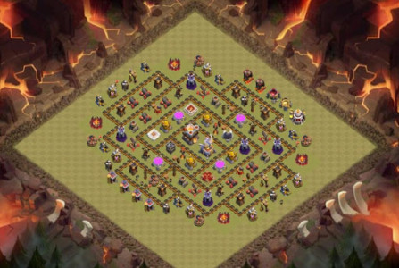 اسکرین شات برنامه Maps COC TH 11 War Base 8