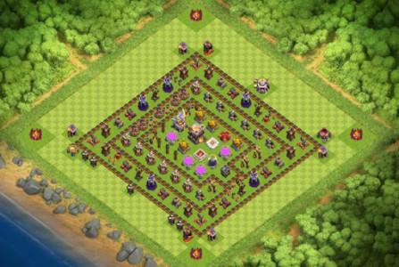 اسکرین شات برنامه Maps COC TH 11 War Base 5