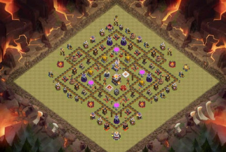 اسکرین شات برنامه Maps COC TH 11 War Base 1