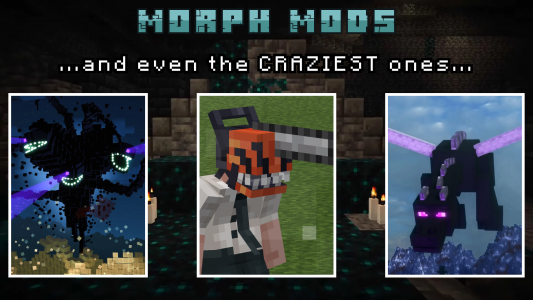 اسکرین شات برنامه Morph into Mobs: Minecraft Mod 4