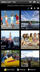 اسکرین شات برنامه Gallery Lock (Hide pictures) 1