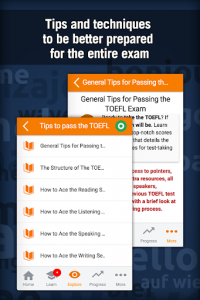 اسکرین شات برنامه MosaLingua – TOEFL® Test Prep 3