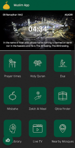 اسکرین شات برنامه Muslim App - Adan Prayer times, Qibla, Holy Quran 1
