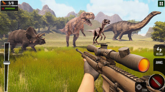 اسکرین شات برنامه Monster Dino Attack FPS Sniper Shooter 5