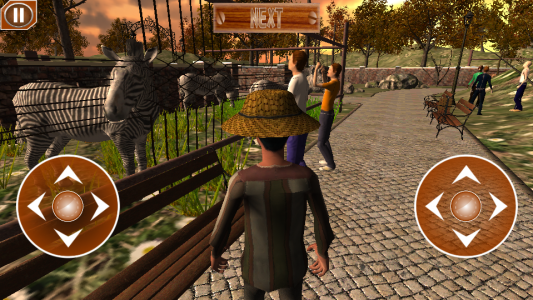 اسکرین شات بازی Real Zoo Trip Game 1